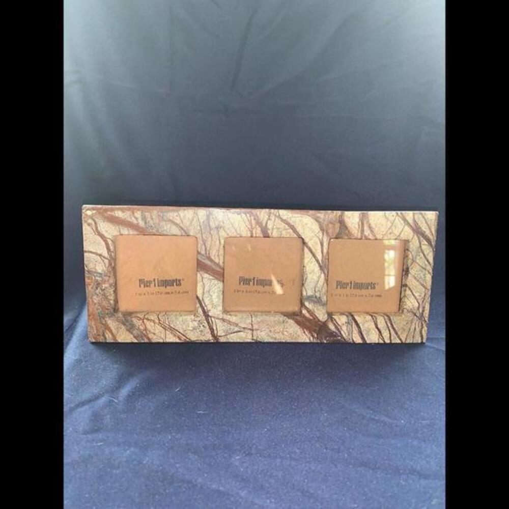 Pier 1 Imports Stone Picture‎ Frame 4”x11.5”
